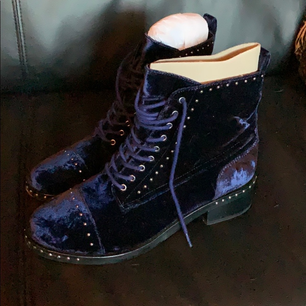 Marc Fisher Velvet Booties